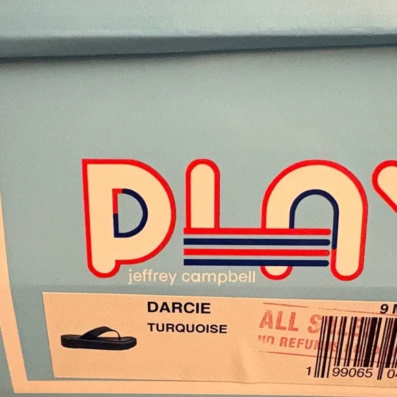 Jeffrey Campbell Denim Blue Sandals - Picture 8 of 8